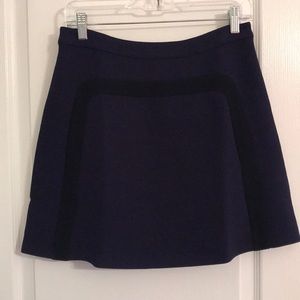 Lacoste NWT Dark navy blue w/black detail skirt